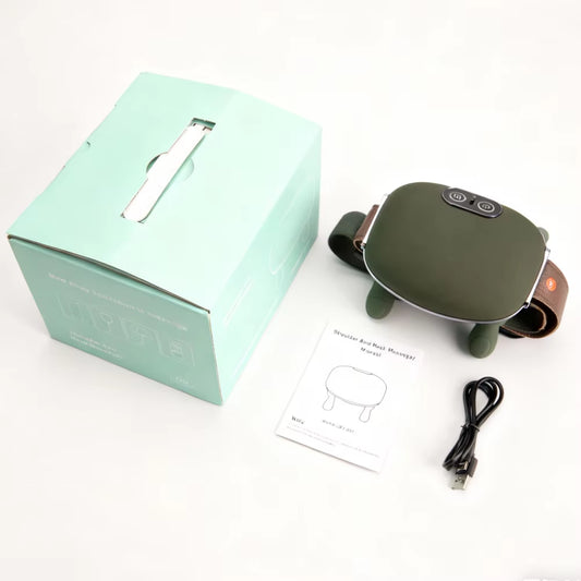 Bionic Neck Shoulder Massager Heated Back Massagers Electric Kneading Muscles Massage Pillow Neck Waist Leg Body ﻿3-Level Modes