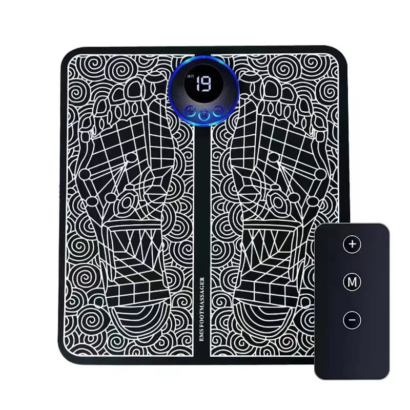 Electric EMS Foot Massager Pad Electrical Muscle Stimulation Foot Massager USB Charging Portable