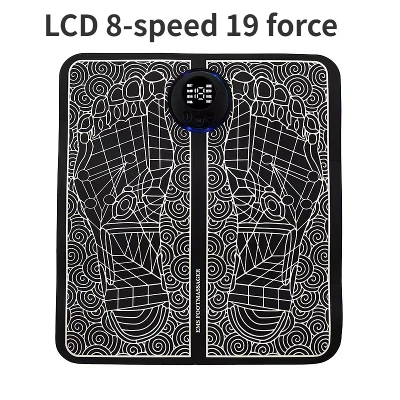 Electric EMS Foot Massager Pad Electrical Muscle Stimulation Foot Massager USB Charging Portable