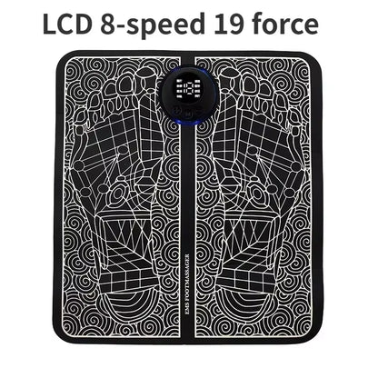Electric EMS Foot Massager Pad Electrical Muscle Stimulation Foot Massager USB Charging Portable