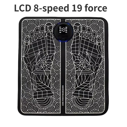 Electric EMS Foot Massager Pad Electrical Muscle Stimulation Foot Massager USB Charging Portable