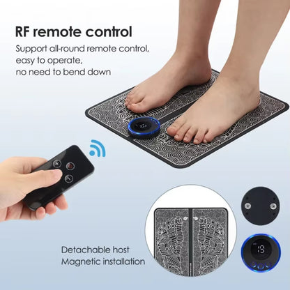 Electric EMS Foot Massager Pad Electrical Muscle Stimulation Foot Massager USB Charging Portable